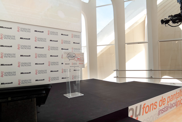 Escenario de la presentación de CLIP