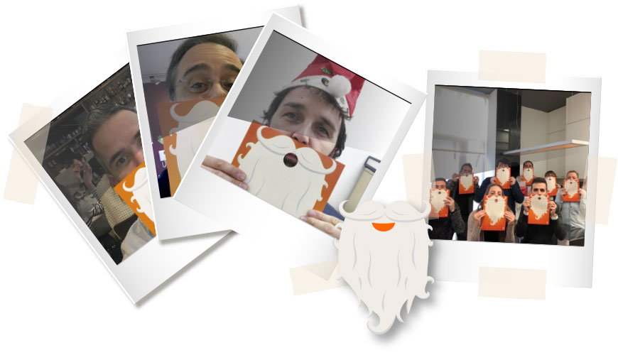 la navidad se viste de naranja