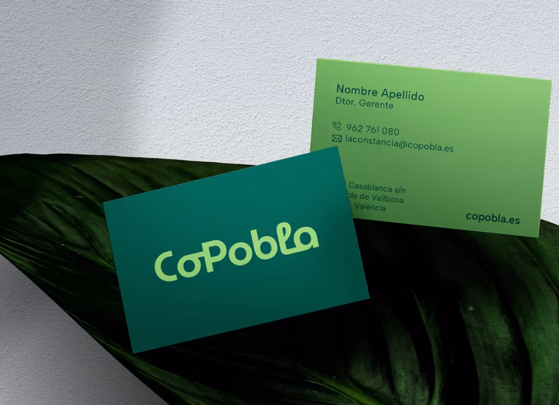 diseno business card copobla abranding