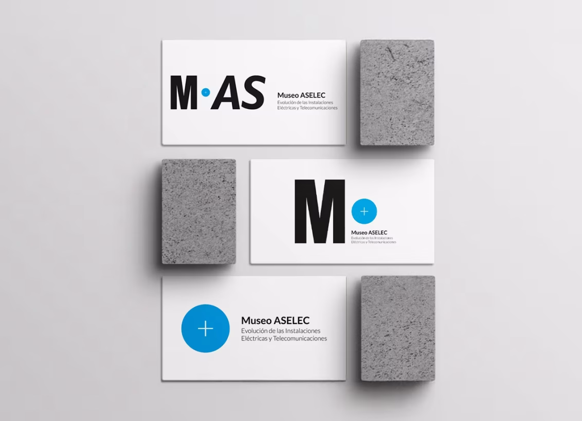 diseno tarjeta visita museo aselec abranding