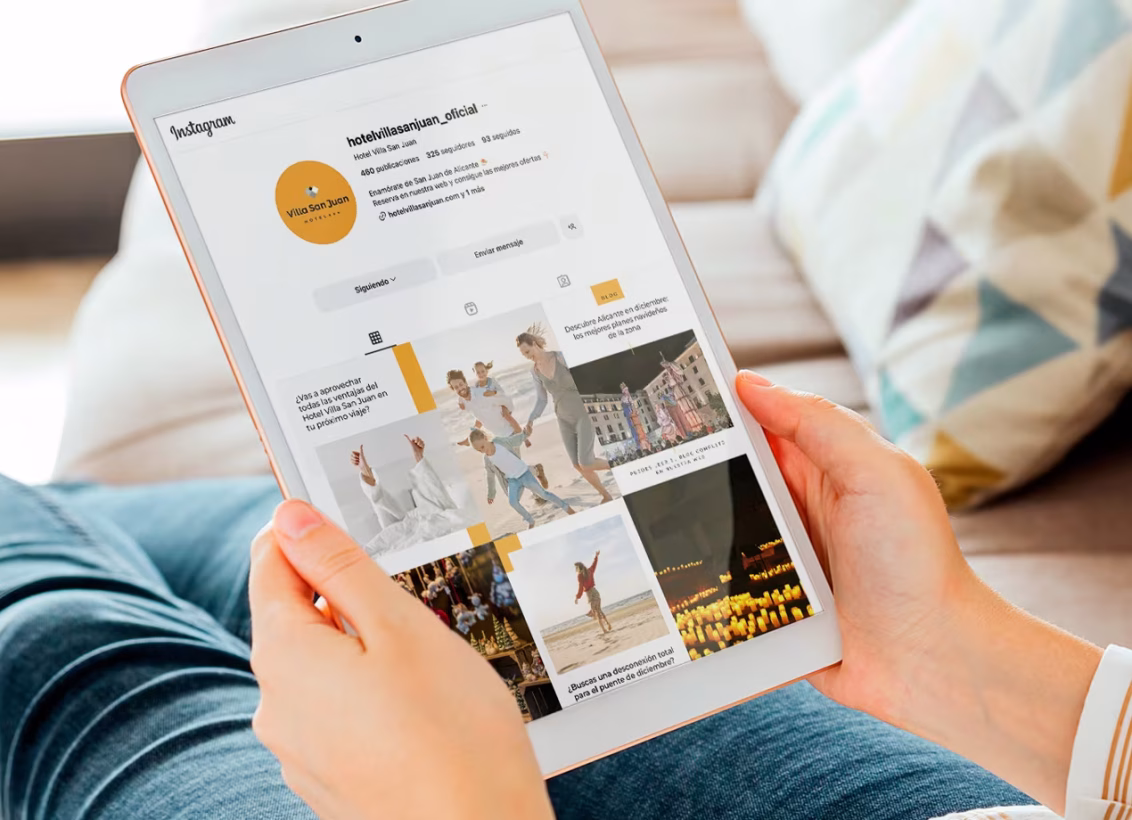 rrss hotel villa san juan abranding