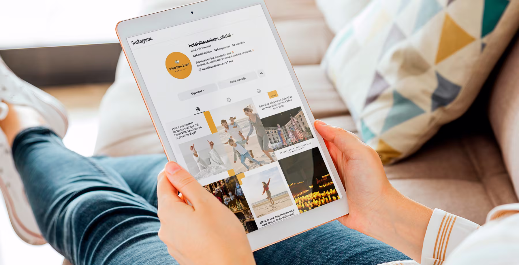 rrss hotel villa san juan abranding