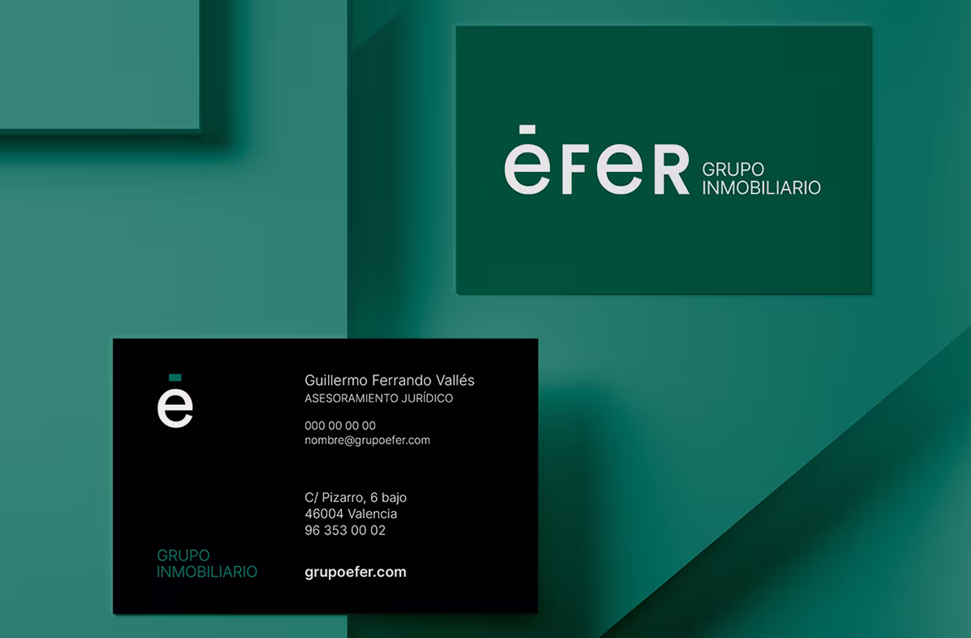 diseno tarjeta de visita efer abranding