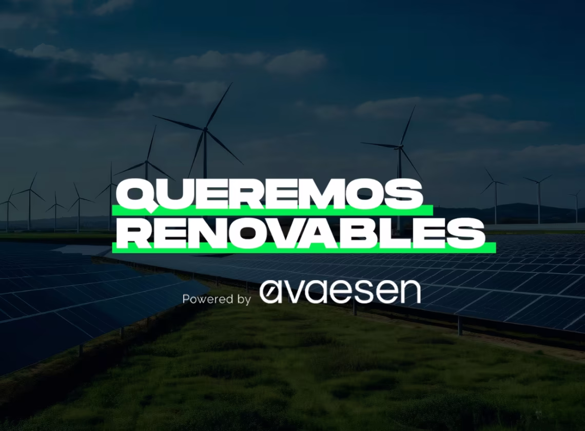 Logo queremosrenovables avaesen abranding
