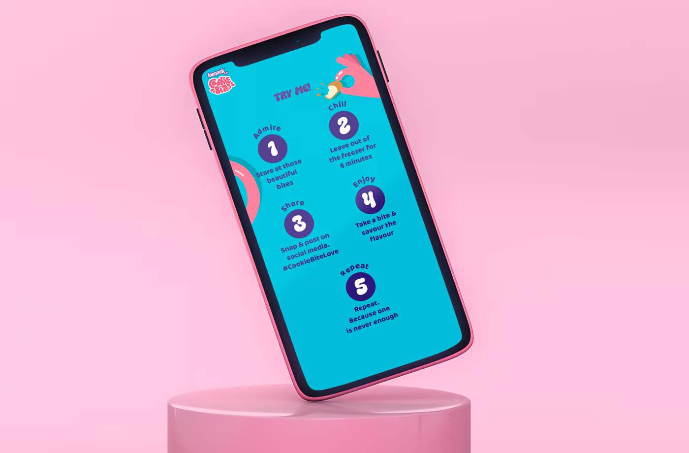 movil rosa icenack abranding