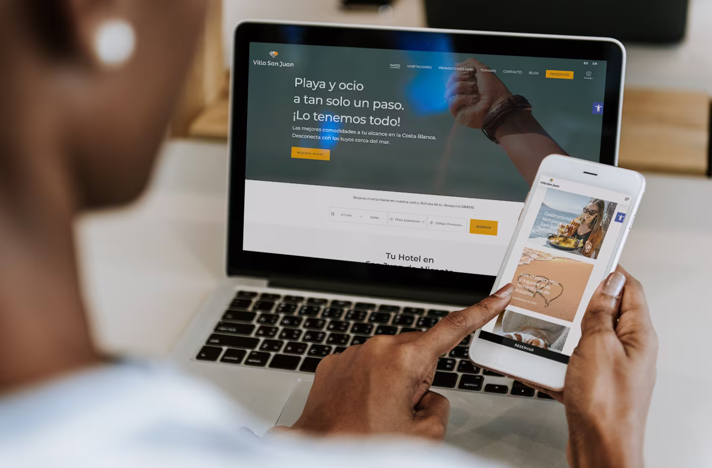 campana publicidad hote villa san juan abranding