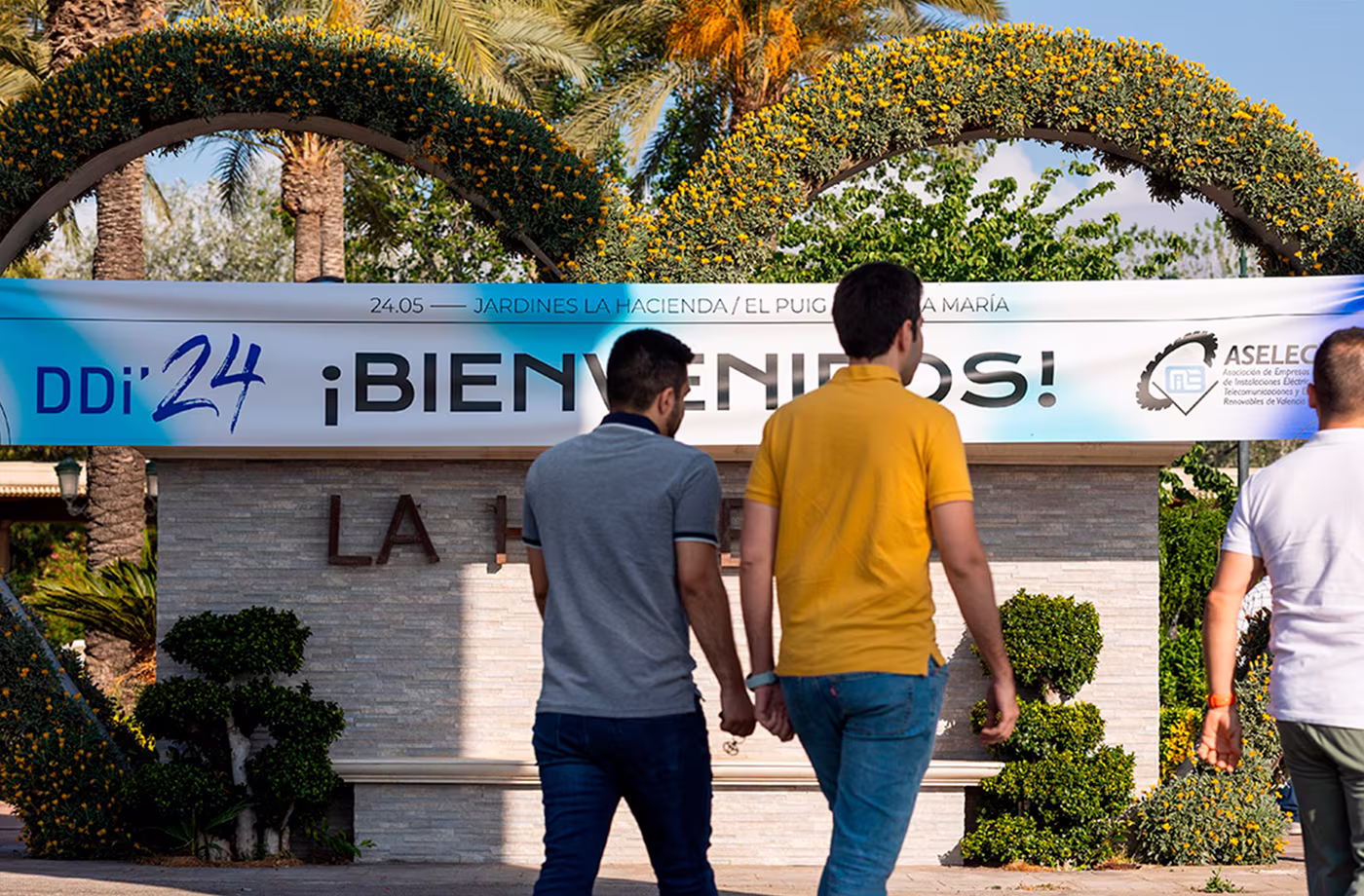 lona bienvenidos ddi 24 abranding