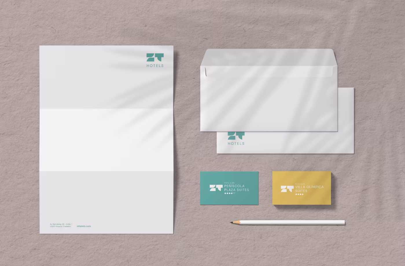 material oficina ZTHOTELS abranding