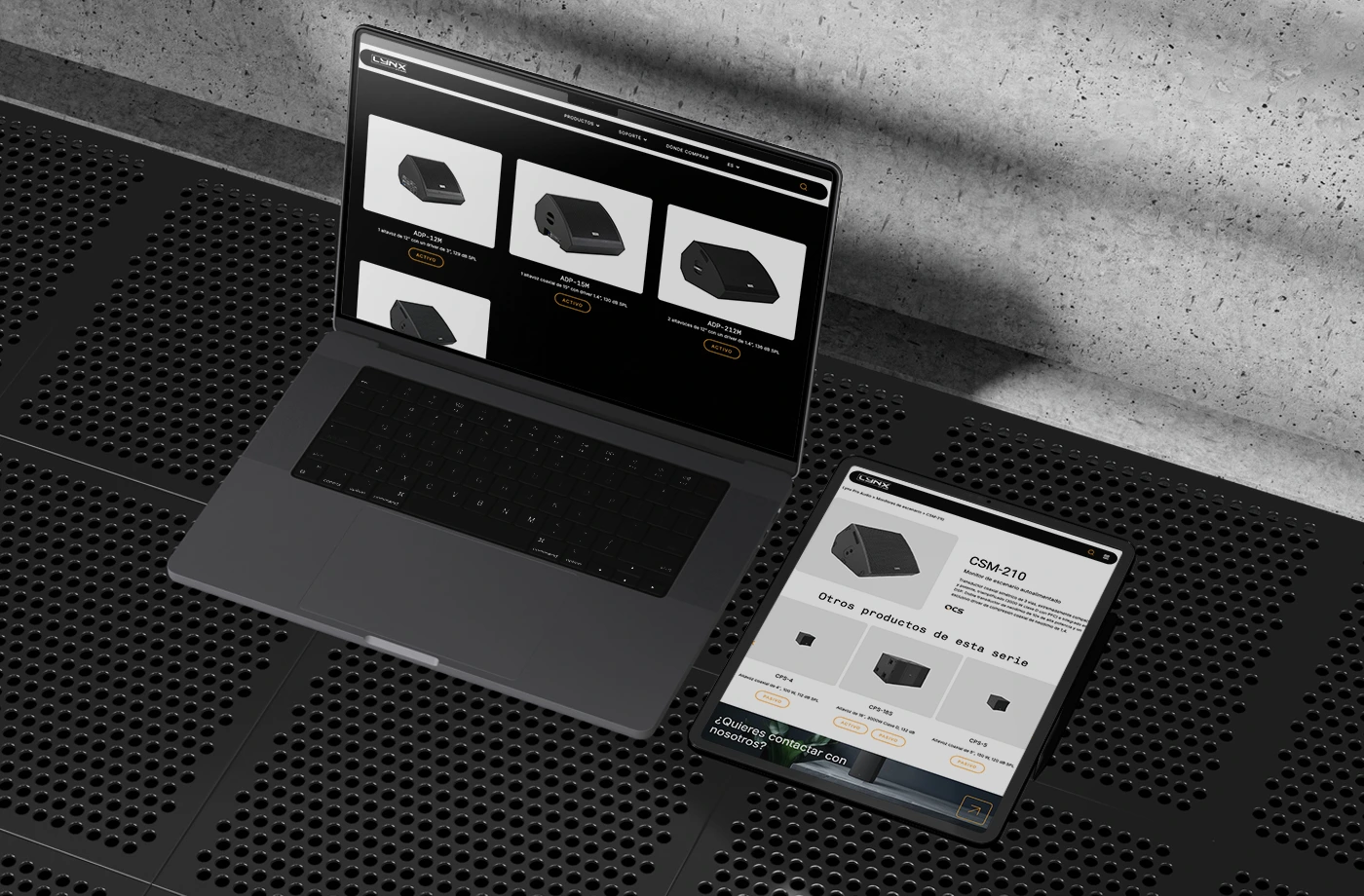 Lynx Pro Audio Diseño web responsive