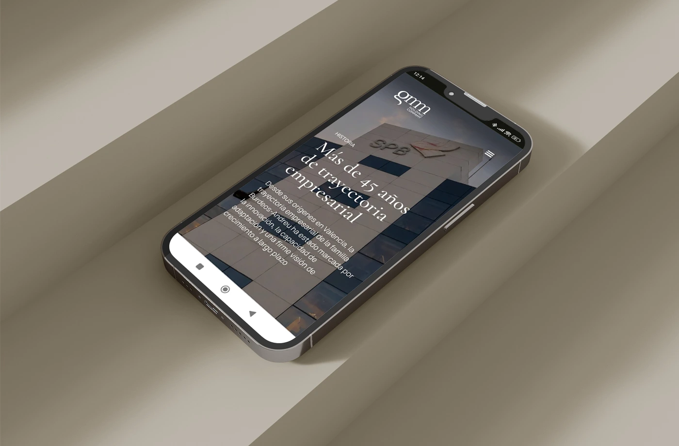 GMM Holding Company Diseño web responsive