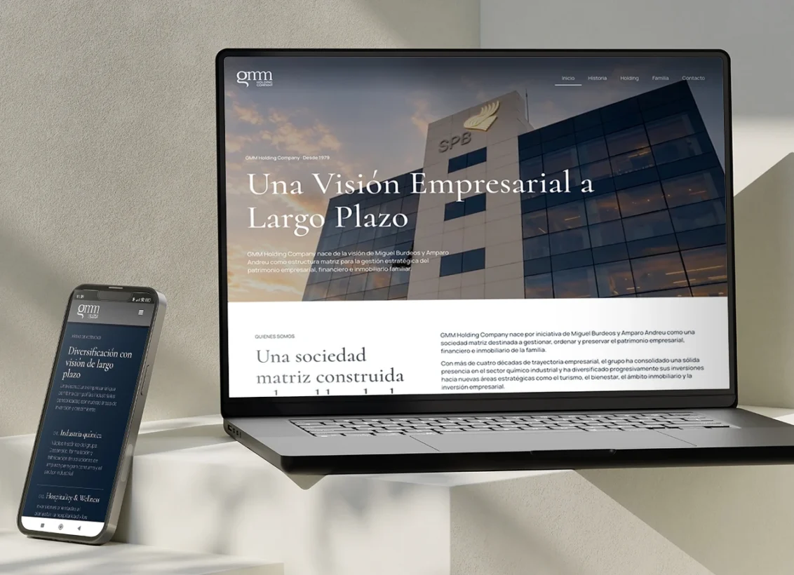 GMM Holding Company Diseño web responsive