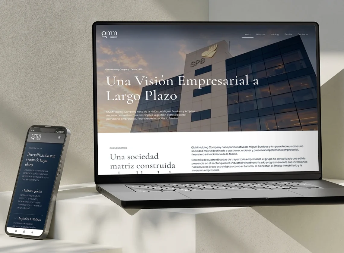 GMM Holding Company Diseño web responsive