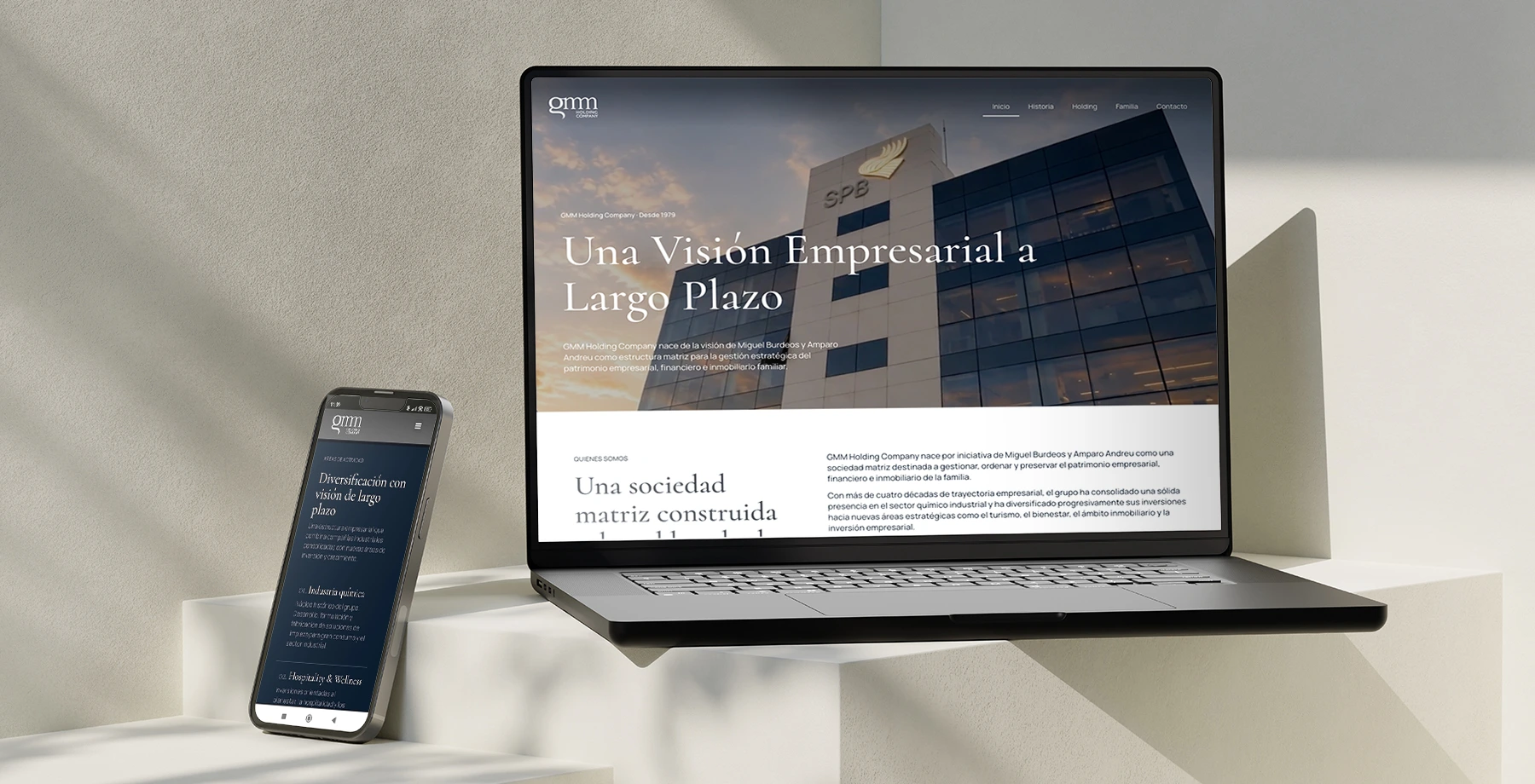 GMM Holding Company Diseño web responsive