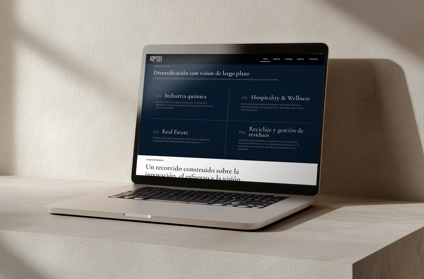 GMM Holding Company Diseño web responsive